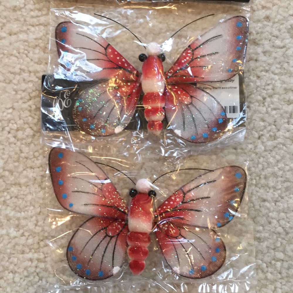 NWT decorative butterfly bundle